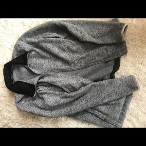 gray northface jacket